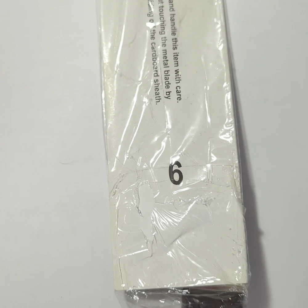 NWT Ronco Showtime 6 Star #6 Stainless Steel Saw Kitchen Knife Black Cutlery